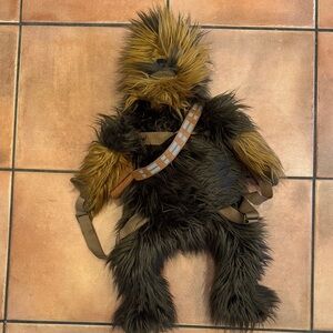 Disney Chewbacca Brown and Black Backpack. From Disneyland park like new.